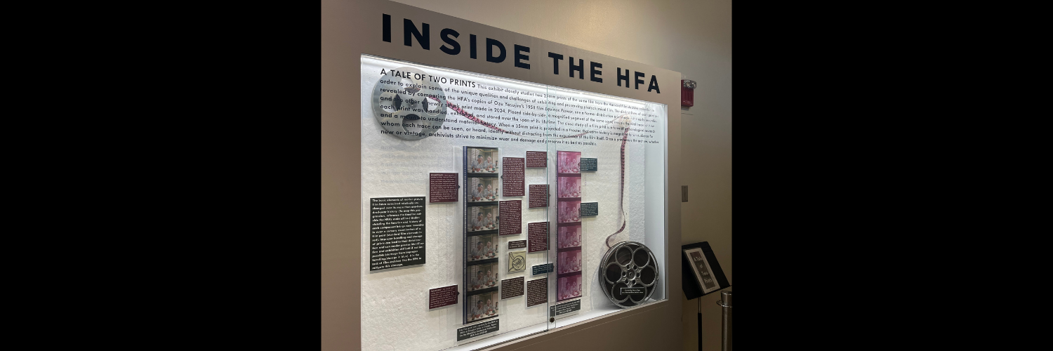 Naruse Exhibition at HFA